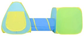Tenda de brincar infantil com 100 bolas multicolorido