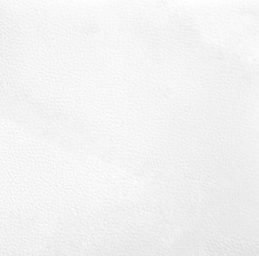 Estrutura cama c/ cabeceira 140x200 cm couro artificial branco