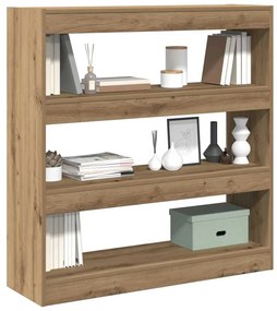 Cabide de Livros/Divisor de Ambientes em Carvalho Artesanal - 100x30x1