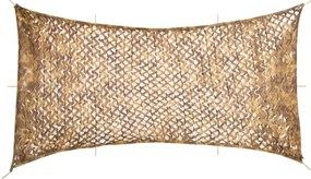 Rede de camuflagem com saco de arrumação 708x423 cm areia