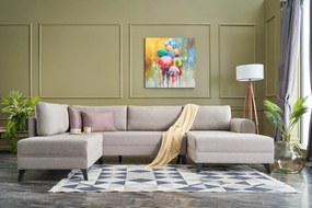 Sofá-Cama de Canto Belen – Creme – 300x78x202 cm