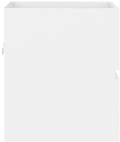 Armário de lavatório 41x38,5x45 cm derivados de madeira branco