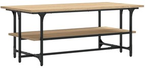 Mesa centro 100x50x40 cm derivados madeira cor carvalho sonoma