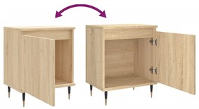 Mesas cabeceira 2pcs derivados de madeira carvalho sonoma
