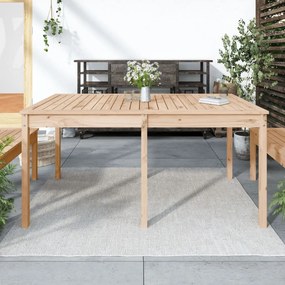 823976 vidaXL Mesa de jardim 159,5x82,5x76 cm madeira de pinho maciça