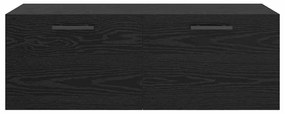 Armário de Parede Carvalho preto 100 x 36.5 x 35 cm