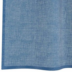 Cortinas de voile com laços 2 pcs azul real 140x260 cm