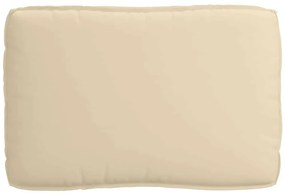 Cushion para Palete para Assento Bege 120x80x12 cm em Tecido Oxford