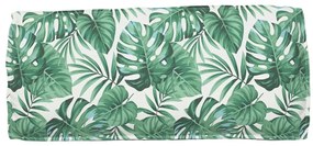 Almofada de palete para assento e encosto com estampa de folhas, 120 x