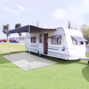 vidaXL Tapete de campismo para tenda 200x1000 cm branco