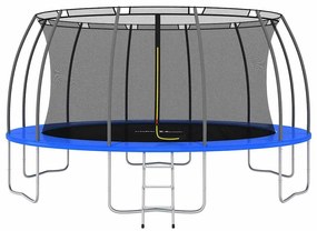 Conjunto de trampolim redondo 488x90 cm 150 kg