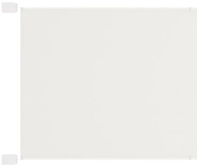 vidaXL Toldo vertical 300x420 cm tecido oxford branco