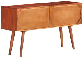 Aparador 110x30x59 cm madeira de mangueira maciça
