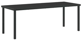 Conjunto de Cadeiras de Jardim 7 pcs Cinzeto 200 x 80 x 73 cm