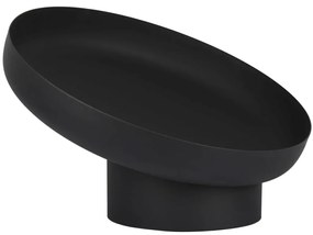 Taça de combustão inclinada aço preto FF402