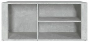 Sapateira Loures - Com 3 Compartimentos - Cor Cinzento Cimento - 100x3