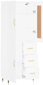 Armário alto 69,5x34x180 cm derivados de madeira branco