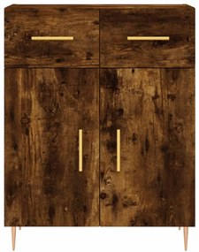 Aparador 69,5x34x90 cm derivados de madeira cor carvalho fumado