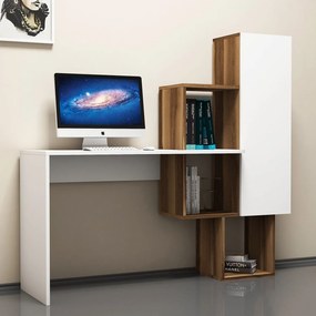 Secretária de Estudo Acelya – Nogueira – 145x74,8x45 cm