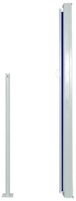 Toldo lateral para pátio/terraço 160 x 300 cm azul