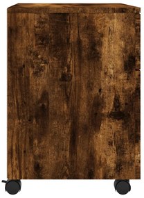 Arquivador móvel 45x38x54cm derivados madeira carvalho fumado
