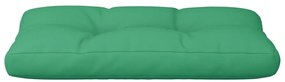 Almofadão para sofá de paletes 70x40x12 cm tecido verde