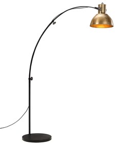 vidaXL Candeeiro de pé 25 W 150 cm E27 bronze antigo