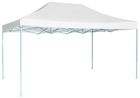 vidaXL Tenda dobrável profissional para festas 3x4 m aço branco