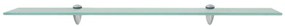 Prateleiras flutuantes 2 pcs vidro 80x10 cm 8 mm