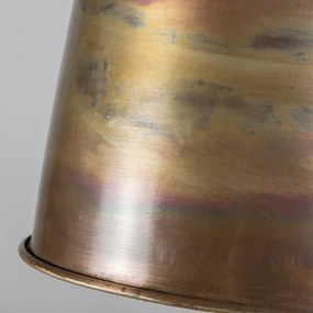 Candeeiro de suspensão vintage cobre com dourado - Burn