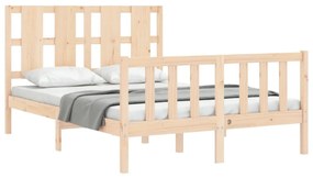 Cama sem colchão 120x200 cm madeira de pinho maciça