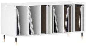 Armário para discos 100x38x48 cm derivados de madeira branco