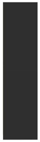 Roupeiro 100x50x200 cm contraplacado preto