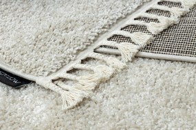 Tapete BERBER 9000 creme Franjas berbere marroquino shaggy - PRODUTO DE SEGUNDA GRAU