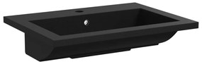Lavatório de granito 600x450x120 mm preto