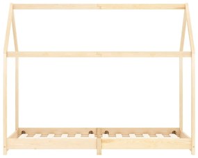 Estrutura de cama para crianças 90x200 cm pinho maciço