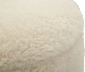 PUFE COM ARMAZENAMENTO 2 PEÇAS SAINT-MORITZ Ø 40X47-32X38 CM CREME