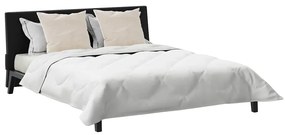 Edredom de Inverno 3 pcs Branco 260 x 220 cm Microfibra