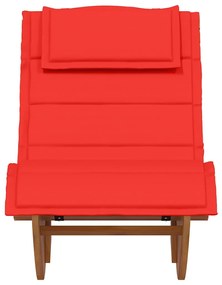 Espreguiçadeiras de Balanço com Almofadas 2 pcs Madeira Sólida Acácia