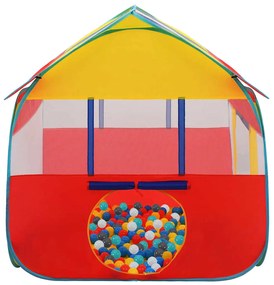 Tenda de brincar com 550 bolas 123x120x126 cm