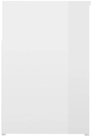 Banco sapateira 80x30x45 cm derivados madeira branco brilhante