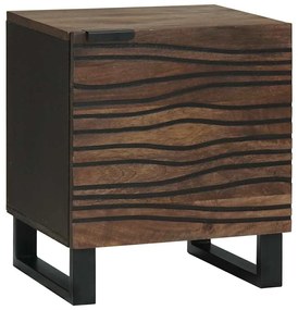 vidaXL Cômoda de Cabeceira 40 x 33,5 x 46 cm - Madeira Maciça de Mangueira
