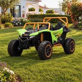 Buggy elétrico para crianças Arctic CAT XXL 4x4 24V,dois lugares, rodas EVA macias, motores potentes, bateria de lítio, suspensão traseira, bancos em