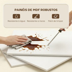 Estante de 5 Níveis Estante de Livros Estreita Estante em Forma de S 80x24x200 cm Branco com Efeito Madeira