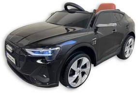 Carro eletrico crianças Audi E-TRON Quattro Sportback 12V Ecrã MP4 Preto