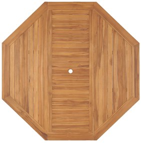 Mesa de jardim 150x150x75 cm madeira de teca maciça