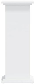 Suporte para plantas 33x33x80 cm derivados de madeira branco