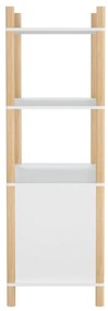 Armário alto 80x40x121 cm derivados de madeira branco