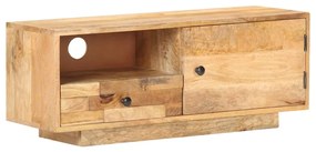 vidaXL Móvel de TV 90x30x35 cm madeira de mangueira maciça