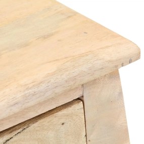 Mesa de cabeceira 28x28x46 cm madeira de mangueira maciça